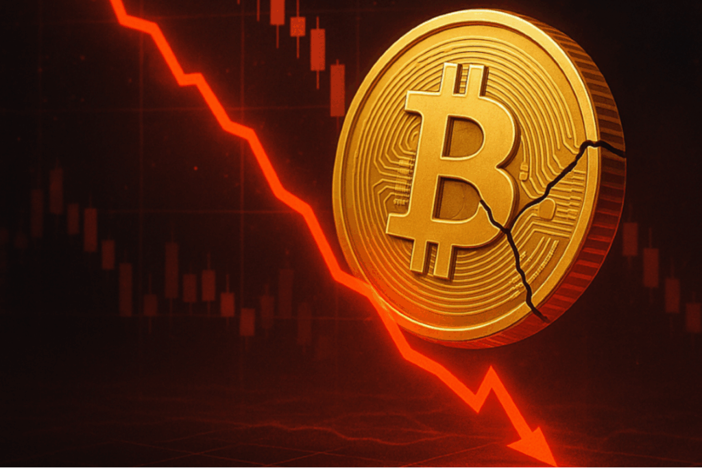 Por que o BTC caiu hoje?