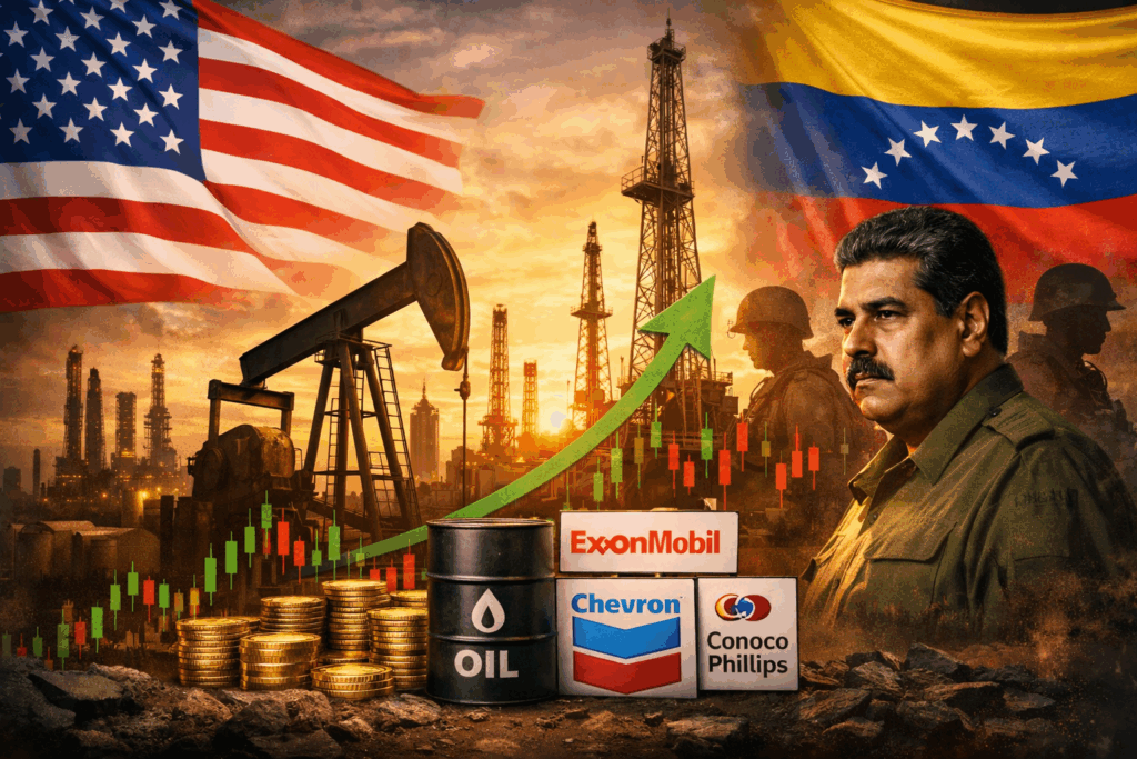Ações de Petrolíferas dos EUA Disparam com Possível Acesso ao Petróleo da Venezuela